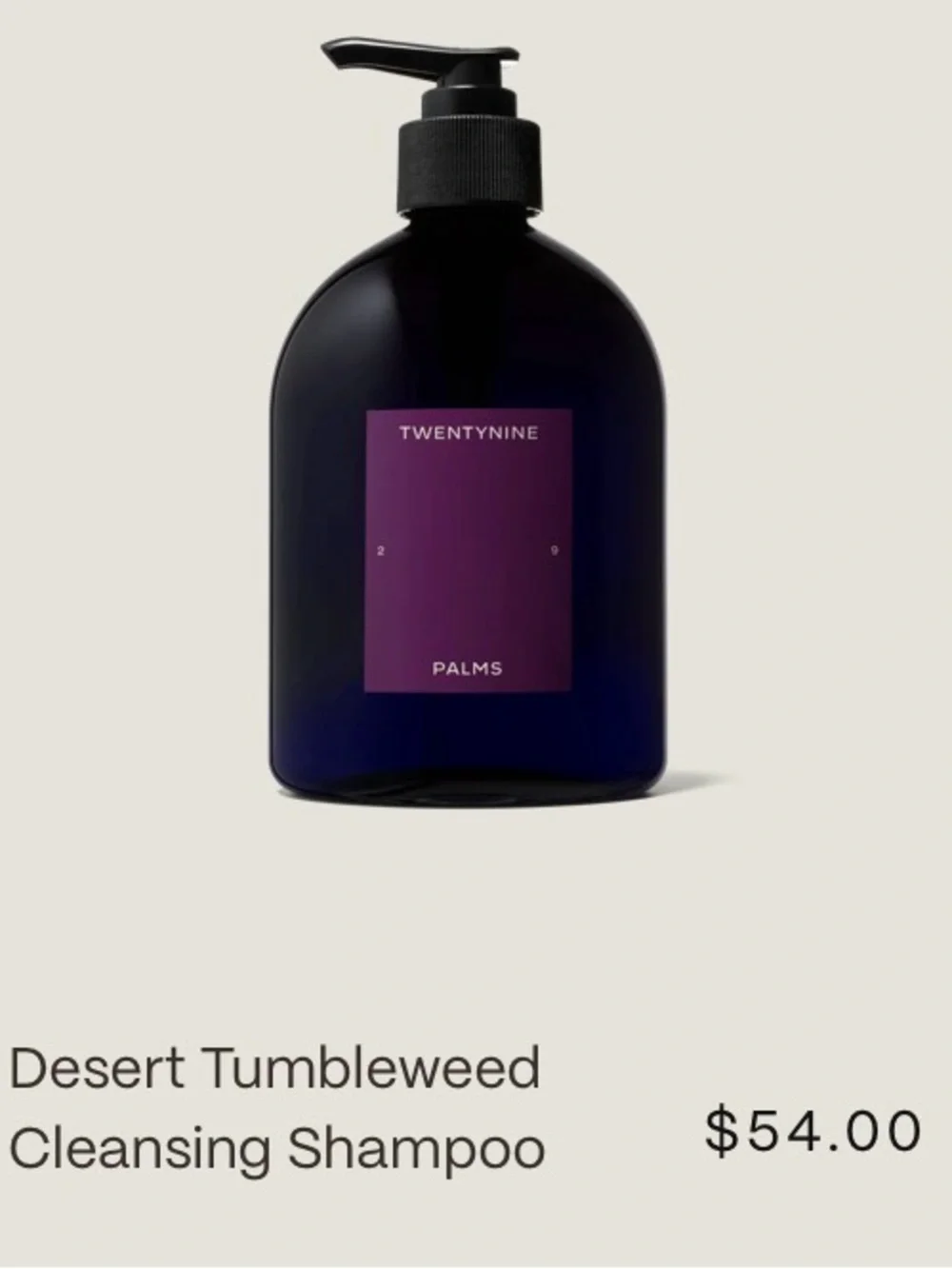 Twentynine Palms sold out